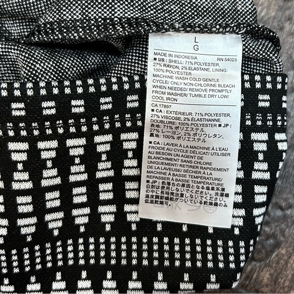 Banana Republic Aztec Fit & Flare Box Pleat Sleeveless Mini Dress L - Picture 4 of 4